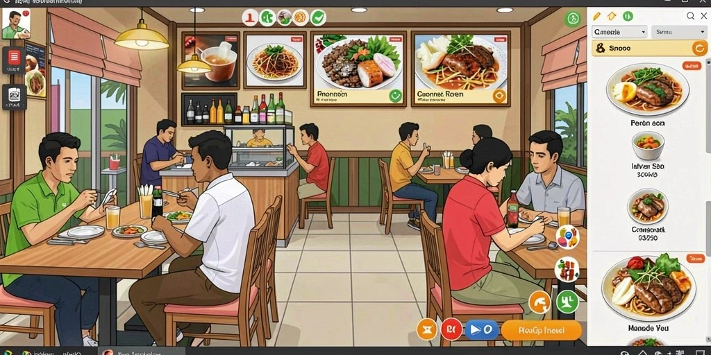 Tampilan antarmuka yang menarik dan intuitif.