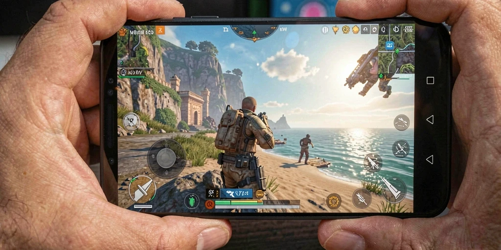 Screenshot menunjukkan antarmuka permainan yang menarik.