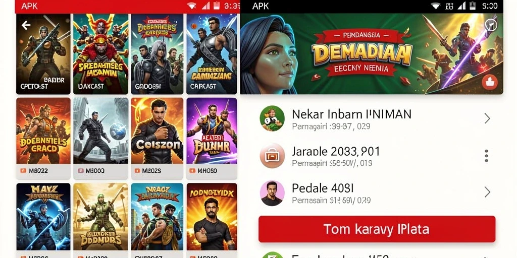 Screenshot menampilkan karakter utama dalam aksi.