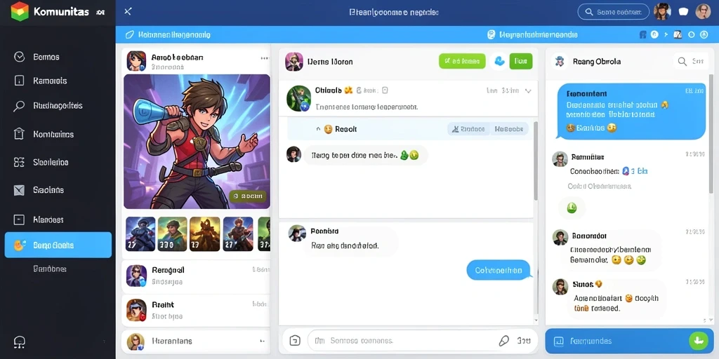 Tampilan awal DENTOTO dengan karakter-karakter menarik.