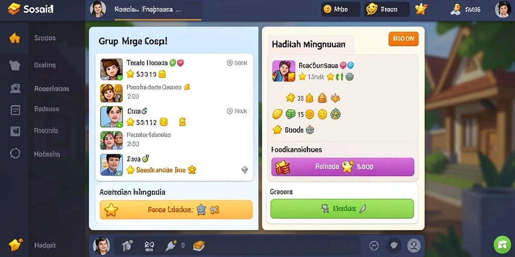 Tampilan antarmuka yang menarik dan user-friendly.