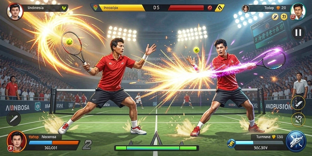 Tampilan antarmuka utama PC777 yang menarik.