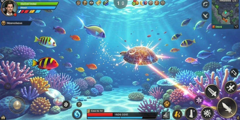 Gambar karakter utama yang epik dalam RPGAME.