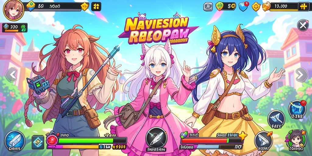 Tangkapan layar menampilkan grafis menawan dari petualangan dalam game.