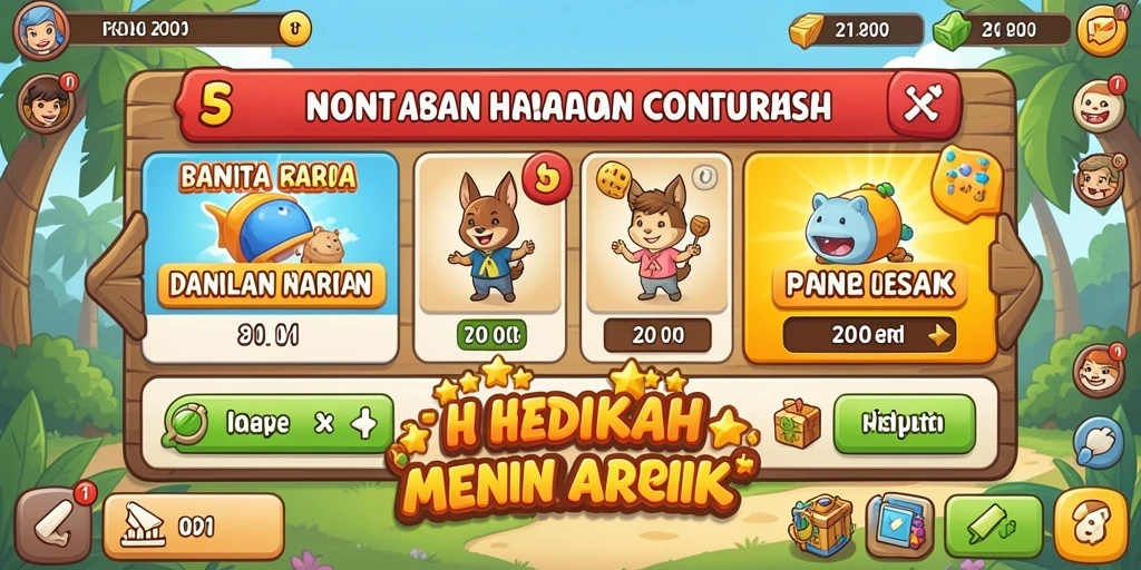 Tampilan level pertama yang menakjubkan.