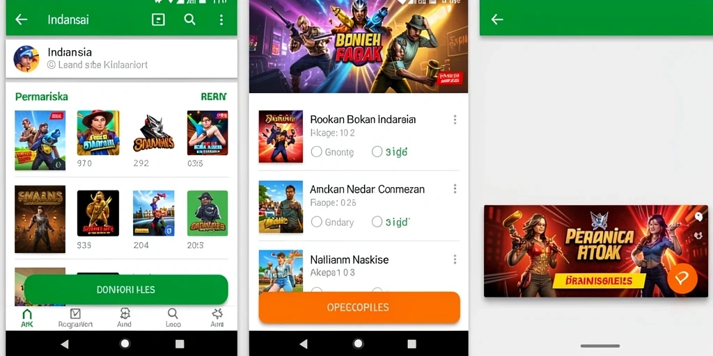 Tampilan antarmuka yang menarik dan user-friendly.