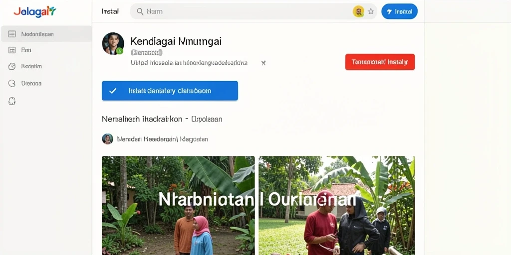 Tampilan dunia permainan yang indah dan penuh warna.