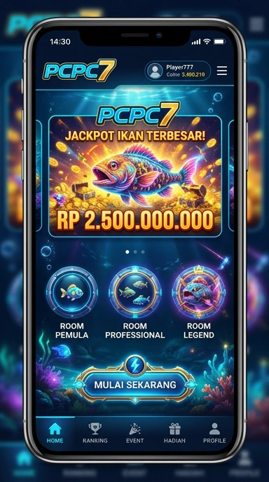 Cuplikan layar menu unduhan pcpc7 untuk perangkat Android
